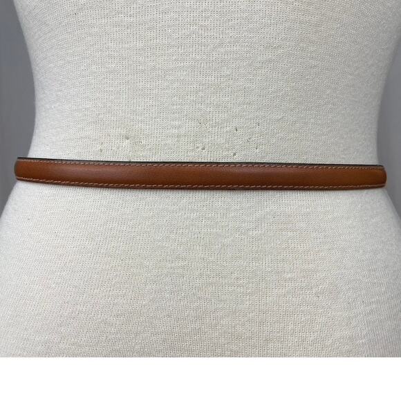Pair Womens (S)(26) Vintage Leather Skinny Belts PALOMA PICASSO ASTOR Italy Lot - Picture 6 of 10